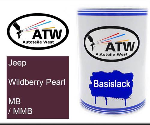 Jeep, Wildberry Pearl, MB / MMB: 500ml Lackdose, von ATW Autoteile West.